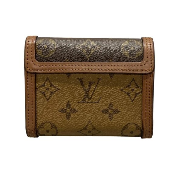 Auth LOUIS VUITTON Portefeiulle Dauphine Compact M68725 Monogram Reverse CA3240 - Picture 2 of 11